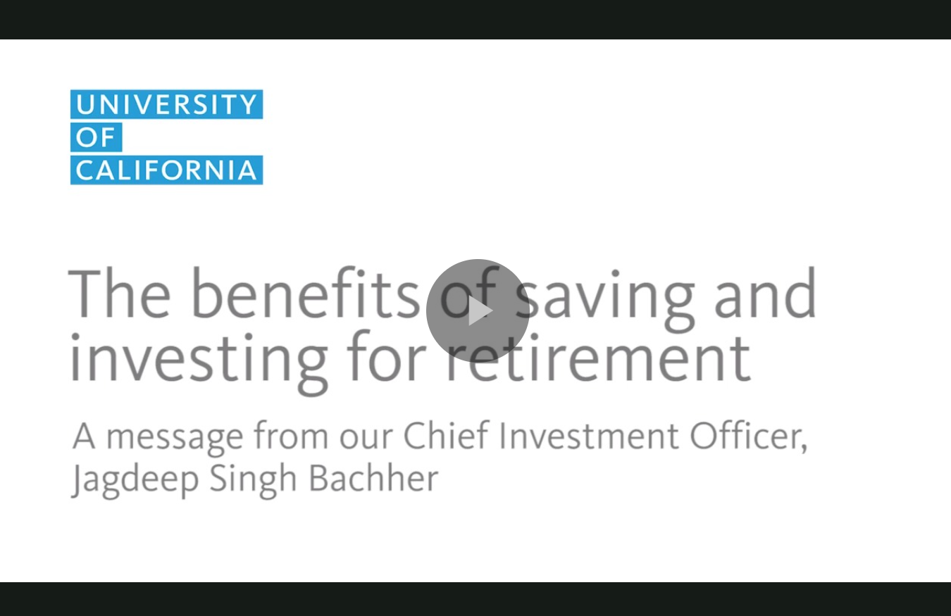 Watch the video - The benefits of saving and investing for retirement
